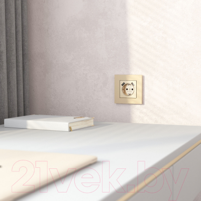 Рамка для выключателей и розеток Werkel AluMax W0013511