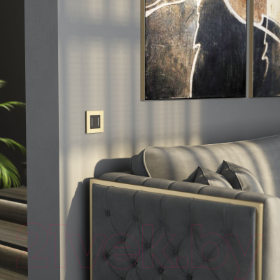 Рамка для выключателей и розеток Werkel AluMax W0013511