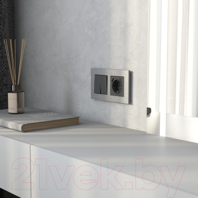 Рамка для выключателей и розеток Werkel AluMax W0023506