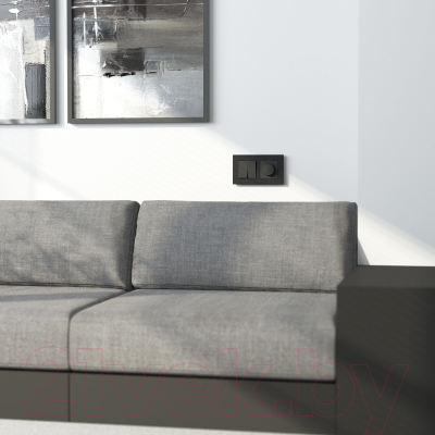 Рамка для выключателей и розеток Werkel AluMax W0023508