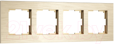 Рамка для выключателей и розеток Werkel AluMax W0043511 - фото