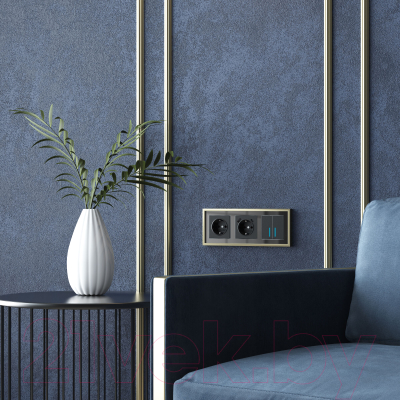 Рамка для выключателей и розеток Werkel Baguette W0032852