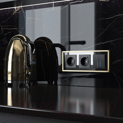 Рамка для выключателей и розеток Werkel Baguette W0032852