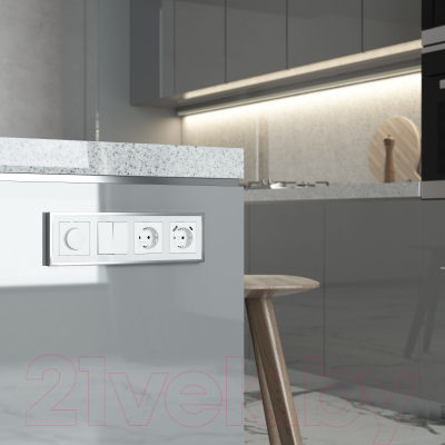 Рамка для выключателей и розеток Werkel Baguette W0042850