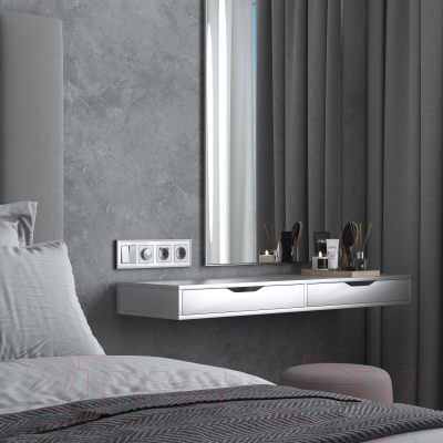 Рамка для выключателей и розеток Werkel Baguette W0042850