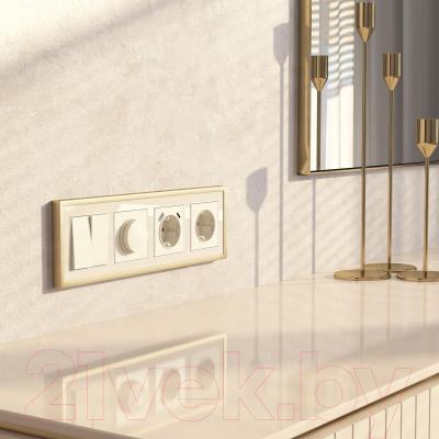 Рамка для выключателей и розеток Werkel Baguette W0042851