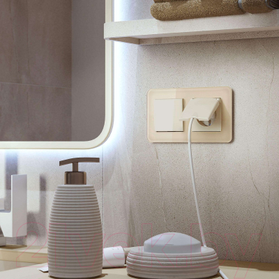 Рамка для выключателей и розеток Werkel Elite W0022443