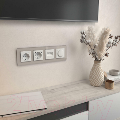 Рамка для выключателей и розеток Werkel Elite W0042417