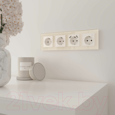 Рамка для выключателей и розеток Werkel Favorit W0041141