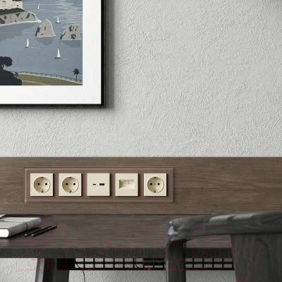 Рамка для выключателей и розеток Werkel Favorit W0051142