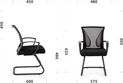 Стул офисный UTFC Энжел СН-800