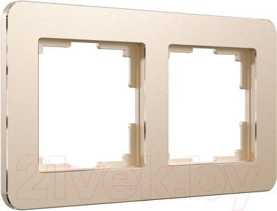 Рамка для выключателей и розеток Werkel Platinum W0022611 - фото