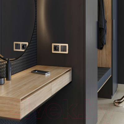 Рамка для выключателей и розеток Werkel Platinum W0022611