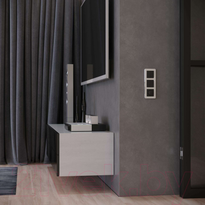 Рамка для выключателей и розеток Werkel Platinum W0032606