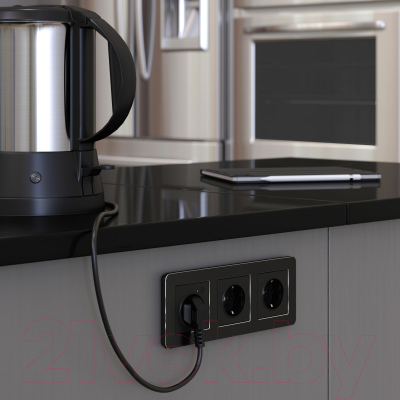 Рамка для выключателей и розеток Werkel Platinum W0032608