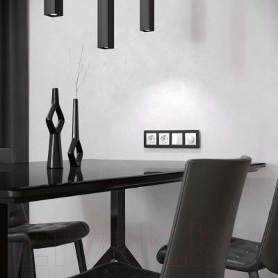 Рамка для выключателей и розеток Werkel Platinum W0042608