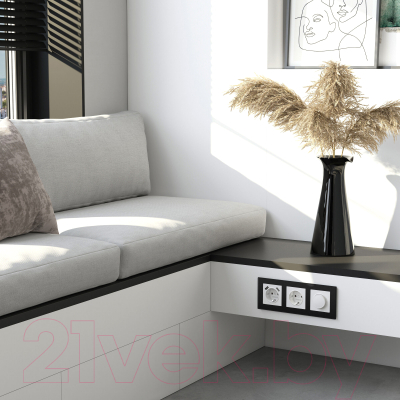 Рамка для выключателей и розеток Werkel Senso W0033108