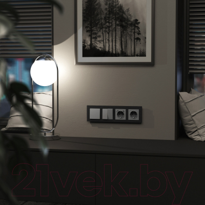 Рамка для выключателей и розеток Werkel Senso W0043108