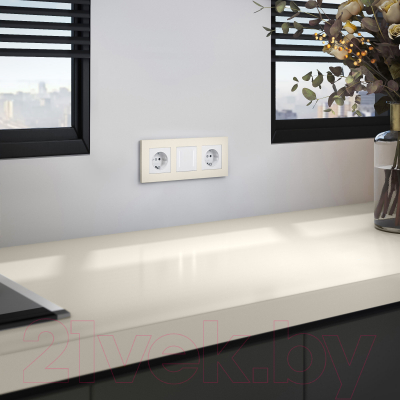 Рамка для выключателей и розеток Werkel Slab W0032962