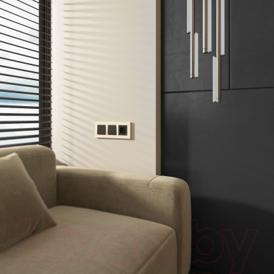 Рамка для выключателей и розеток Werkel Slab W0032962