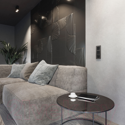 Рамка для выключателей и розеток Werkel Slab W0032963