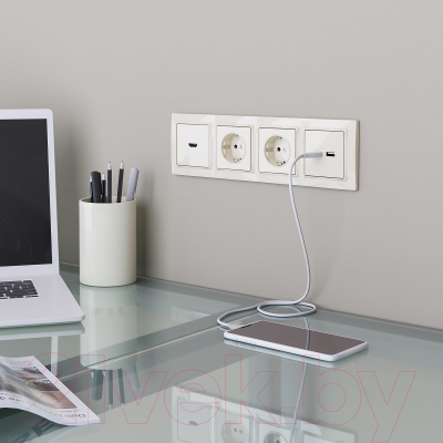 Рамка для выключателей и розеток Werkel Snabb Basic W0042003