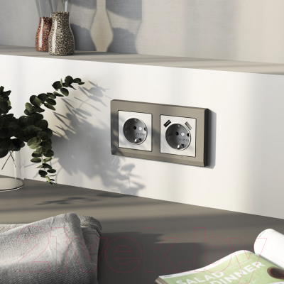 Рамка для выключателей и розеток Werkel Stark W0021864