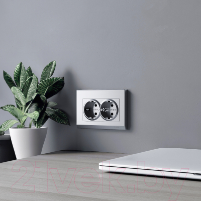 Рамка для выключателей и розеток Werkel Stark W0081865