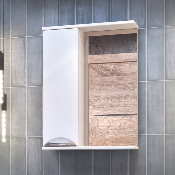 Шкаф с зеркалом для ванной Vigo Callao 500 L