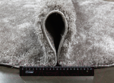 Коврик Radjab Carpet Паффи Шагги Круг P001A / 6336RK