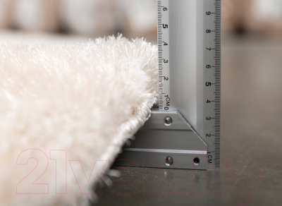 Коврик Radjab Carpet Паффи Шагги Круг P001A / 6355RK