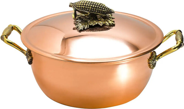 Кастрюля Кольчугинский мельхиор Кукуруза / КМ19900306