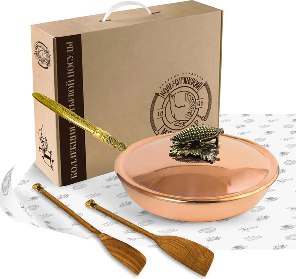 Сковорода Кольчугинский мельхиор Кукуруза / КМ19940306