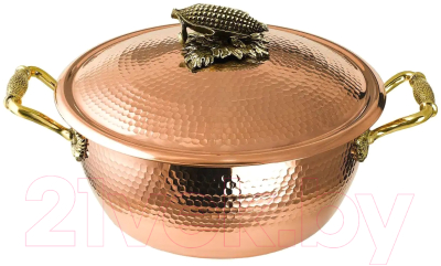 Набор кастрюль Кольчугинский мельхиор Кукуруза / КМ20100206