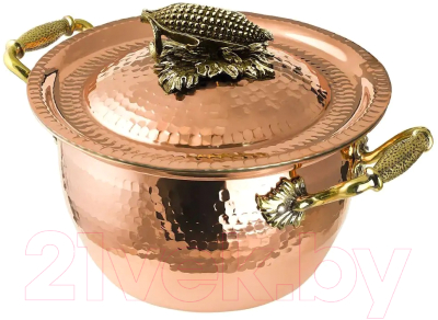 Набор кастрюль Кольчугинский мельхиор Кукуруза / КМ20100206