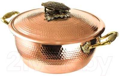 Набор кастрюль Кольчугинский мельхиор Кукуруза / КМ20100206