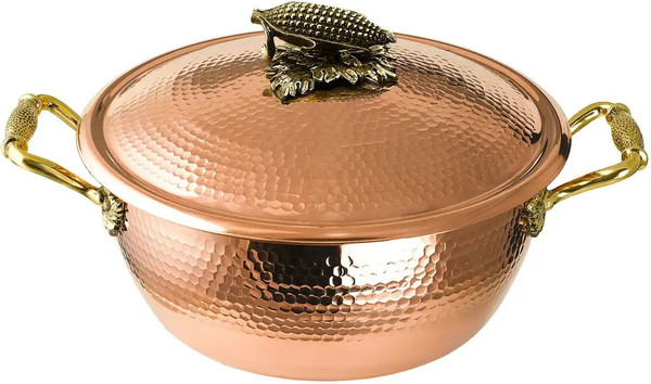 Кастрюля Кольчугинский мельхиор Кукуруза / КМ19920306