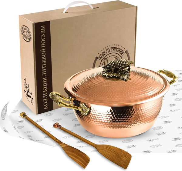 Кастрюля Кольчугинский мельхиор Кукуруза / КМ19920306