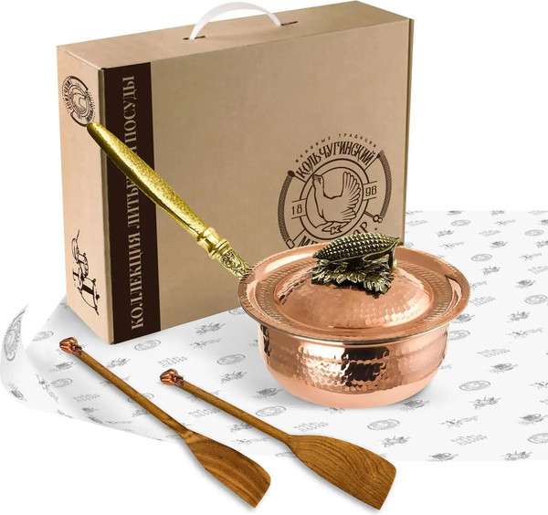 Сотейник Кольчугинский мельхиор Кукуруза / КМ19970306