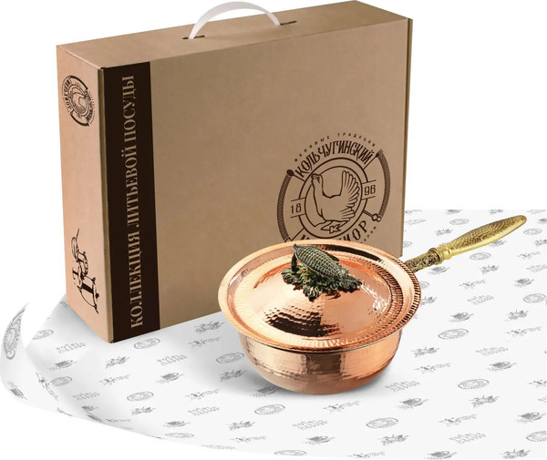 Сотейник Кольчугинский мельхиор Кукуруза / КМ19970306