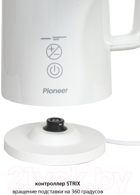 Электрочайник Pioneer KE577M (белый)