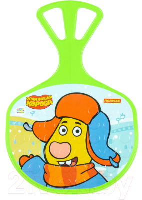 Санки-ледянка Полесье №3 Оранжевая корова / 96579