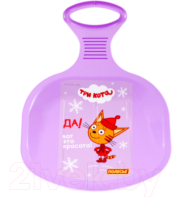 Санки-ледянка Полесье №2 Три кота / 96500 - фото