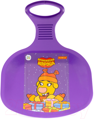 Санки-ледянка Полесье №2 Оранжевая корова / 96517