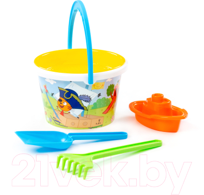 Набор игрушек для песочницы Полесье Три кота / 73669