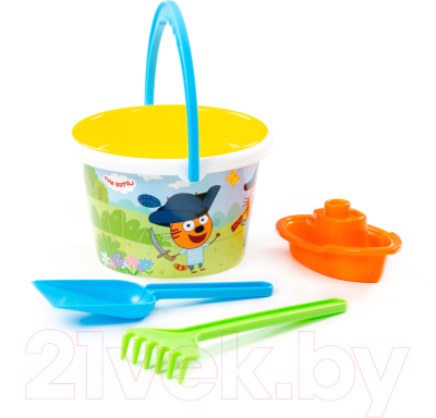 Набор игрушек для песочницы Полесье Три кота / 73669