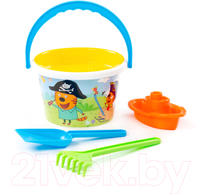 Набор игрушек для песочницы Полесье Три кота / 73669