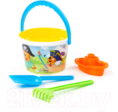 Набор игрушек для песочницы Полесье Три кота / 73669