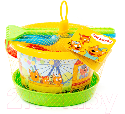 Набор игрушек для песочницы Полесье Три кота / 73669