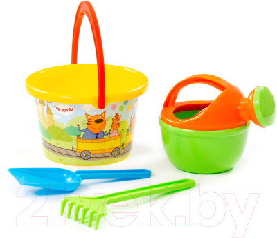 Набор игрушек для песочницы Полесье Три кота / 73676